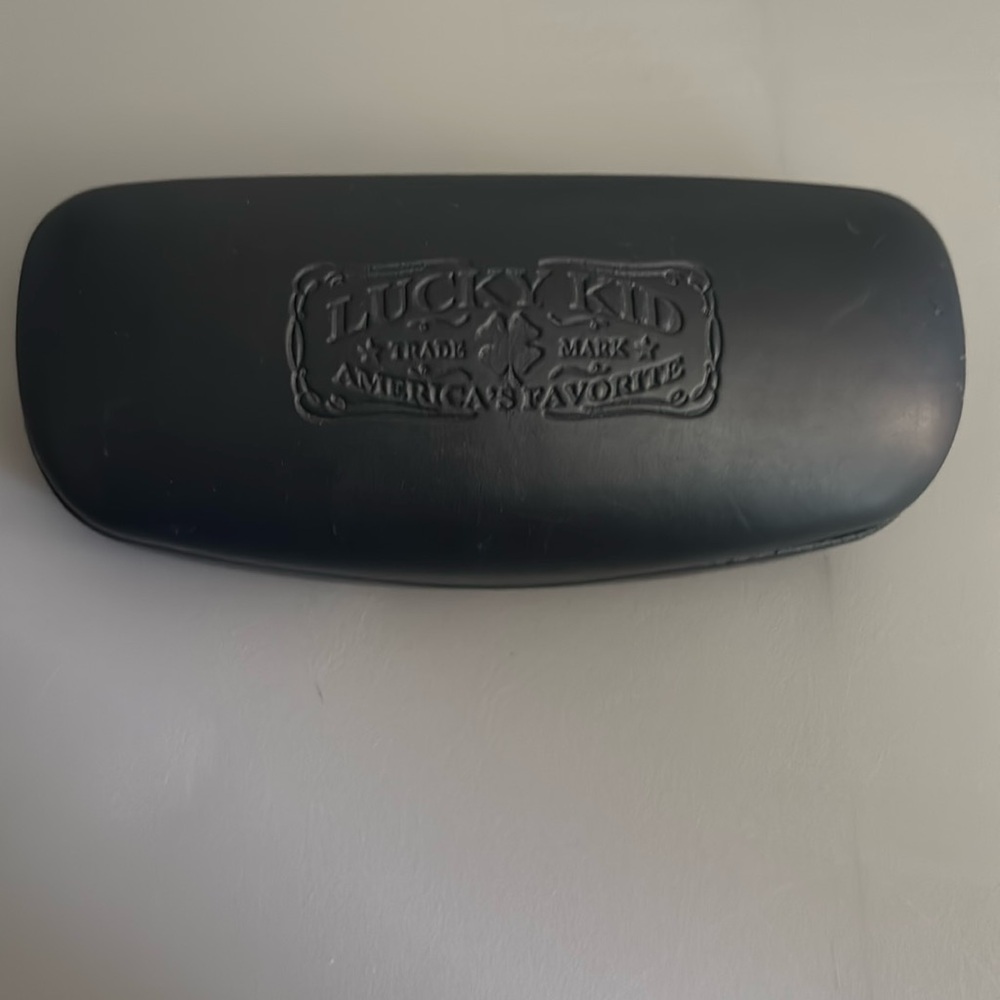 Lucky Brand Yourh Glasses Case Navy Blue